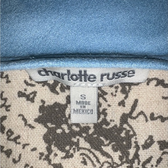 NWOT Charlotte Russe - baby blue romper, size small with adjustable straps - Picture 3 of 3